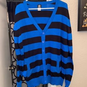 Blue and Black sweater